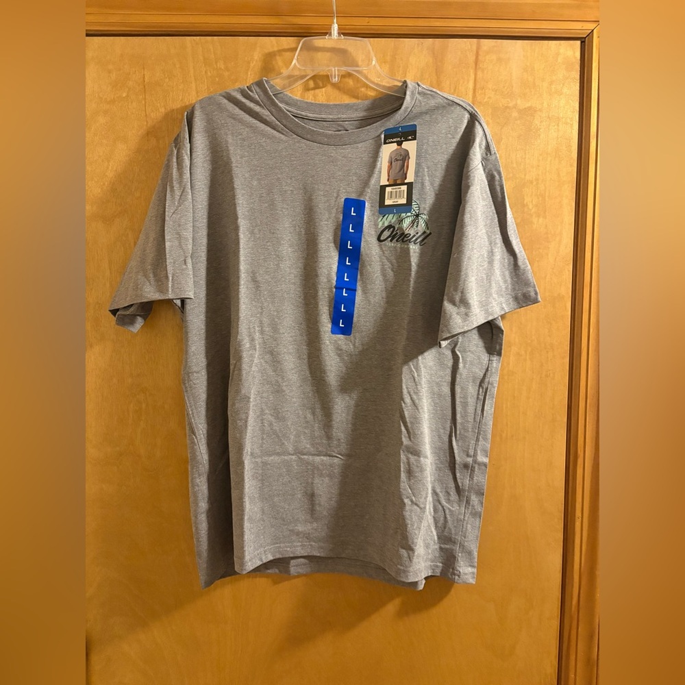 O’Niell Gray Palm Tree Graphic Tee